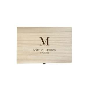 Little Ones Keepsake Boxes: The Mitchell birth details keepsake box