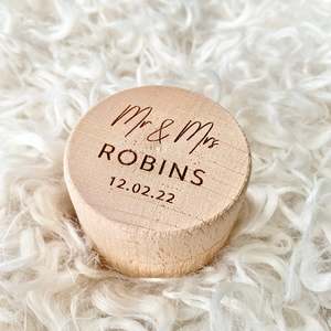 Couple ring box - The Grant