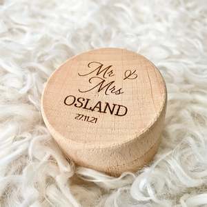 Ring Boxes: Couple ring box - The Wrigley