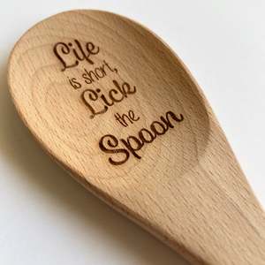 Life is short, lick the spoon