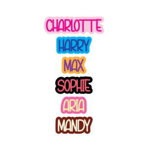 Bag Tags: The Aria - Personalised School Bag Tag