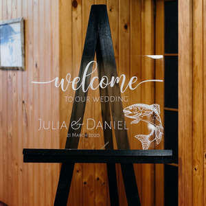 Wedding Signage 1: Welcome Sign A1 Customised