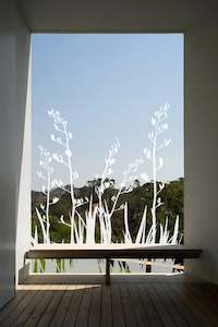 Kiwiana: Window Strike Flax Bush