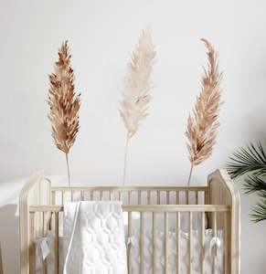 Floral Wall Decals: Boho Toe Toe Set