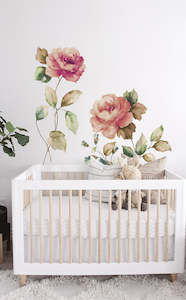 Floral Wall Decals: Whimsical Roses