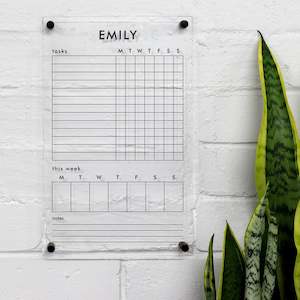 Acrylic Wall Planner - Task Planner