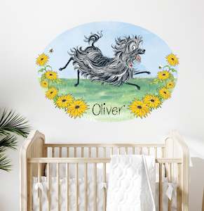 Custom Text: Hairy Maclary Badge Custom Name