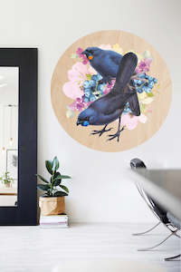 Floral Wall Decals: Kokako Floral Dot