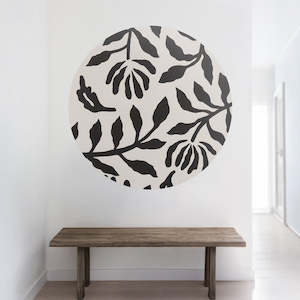 Mural Dots: Black Bloom