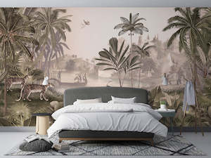 Sir Edward: Leopard Landscape - Sepia