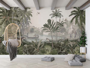 Leopard Landscape - Green