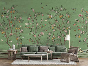 Sir Edward: Lemon Tree Chinoiserie - Green