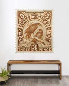 Nz Post: 1898 Huia stamp