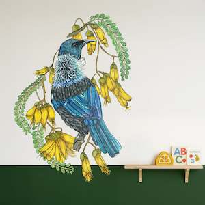 Lesh Creates: Tūī kōwhai collab