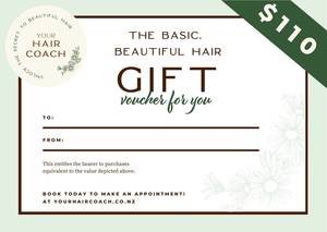 Gift Vouchers - Your Hair Coach: Gift Voucher for Basics to Beautiful Hair