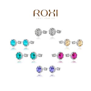 Products: Luxury 925 Sterling Silver Pink Cherry Blossom Earrings with CZ Your Jewellery NZ