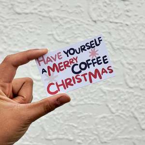 Christmas Coffee Gift Cards