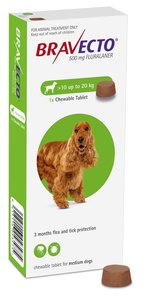 Products: Bravecto Dog - Medium (10-20kg)
