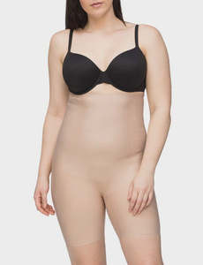 Bridal Accessories: Body Define High Waisted Shaper Short - Warm Taupe