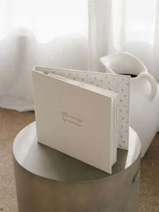 Bridal Accessories: Luxury Linen Photo Album & Keepsake Box
