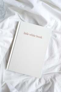 Journals: LITTLE WHITE BOOK – WEDDING DIARY & ORGANISER