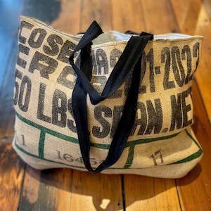 Clearance: Peoples Coffee Hessian Tote Bag