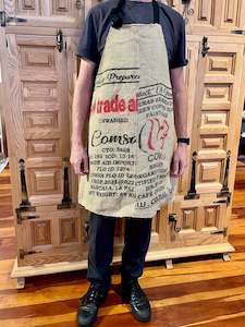 Peoples Coffee Hessian Full-Length Apron