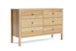 Andes Range: Andes 6-Drawer Lowboy – Ash