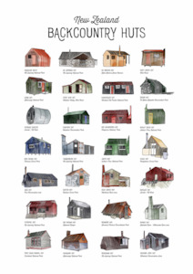 Lisa Moes Print - Backcountry Huts