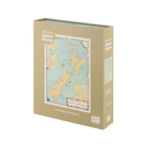 Tourist Map of New Zealand Jigsaw Puzzle