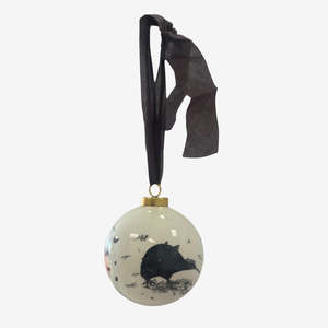 Christmas: Aotearoa Native Bird Ceramic Bauble