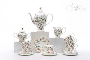 Tea Sets: Rose Garden 15-Piece Set