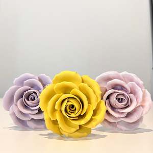 100% Handmade Ceramic Roses | Ceramic Flower | Large Ceramic Flowers