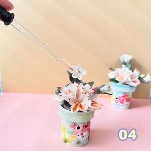 Passive Diffuser: Handmade Ceramic Flower-in-pot Diffuser
