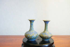 Cute mini unique bubble glazed vases