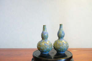 Cute mini unique bubble glazed vases