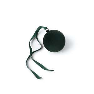 Small Velvet Bauble | Forest Green