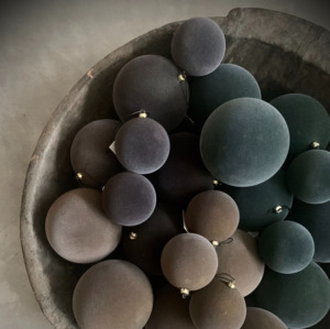 Velvety Bauble | Pine Green