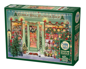 Allchristmas: Christmas Puzzle 1000PC | Christmas Flower Shop
