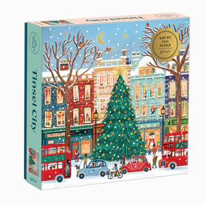 H Y G G E: Christmas Foil Puzzle 500pc | Tinsel City