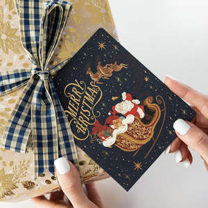 Greeting Card | Merry Christmas (Starry Night)