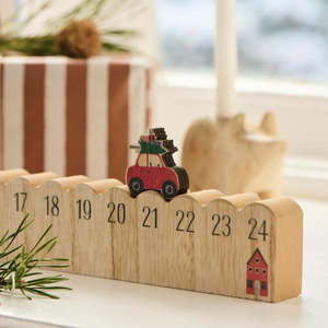 Advent: Wooden Advent | Christmas Car