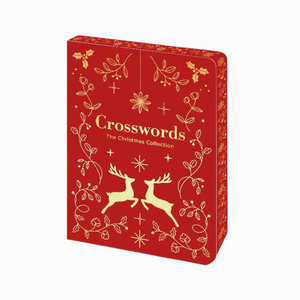 B O O K S P U Z Z L E S: Christmas Crossword Book | Printed Edges