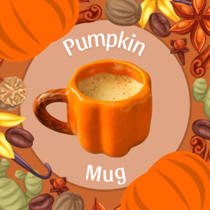 Pumpkin Mug | Orange + White