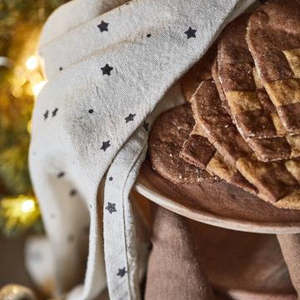 Dining: Tea Towel | Natural | Stars