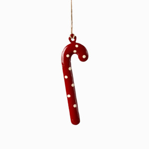 New: Maileg | Metal Ornament | Candy Cane Dot