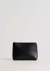 Emily Pouch / Black Lambksin