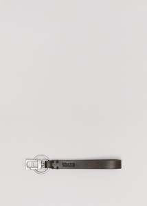 Key Fob: Key Fob / Black Olive Lambskin