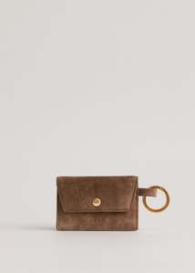 Envelope Pouch / Sand Stone Suede