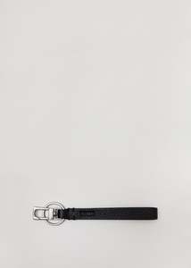 Key Fob: Key Fob / Black Deer Nappa
